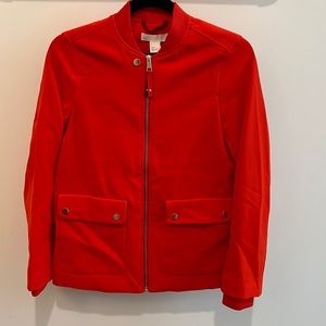 H&M Womens Red Blazer Jacket size 2